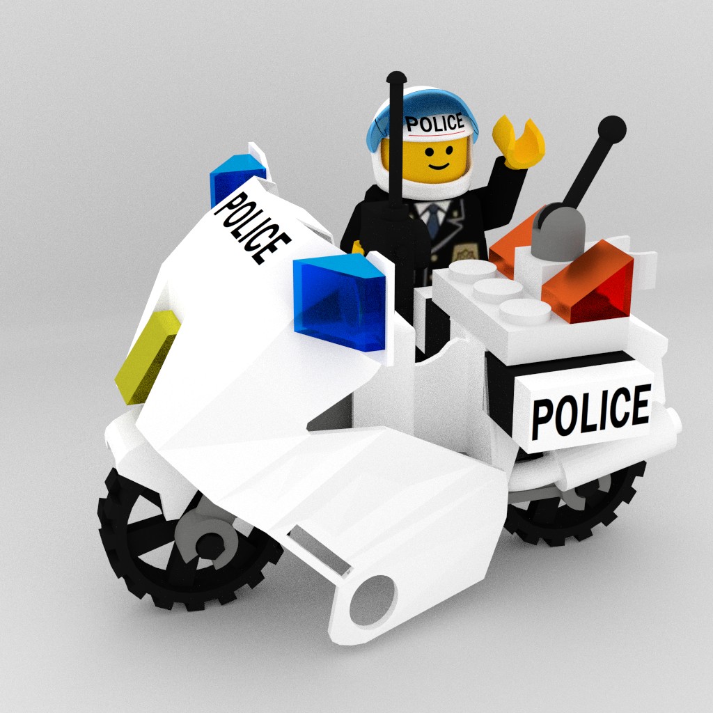 Lego Police Motorbike preview image 1